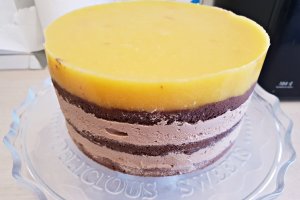 Desert tort de ciocolata si portocale