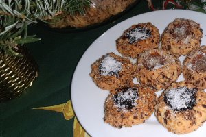 Desert fursecuri fragede cu gem de fructe