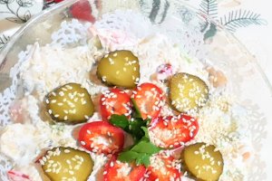 Salata de ciuperci cu pui si susan