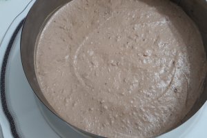 Desert cheesecake rece cu ciocolata si jeleu de zmeura