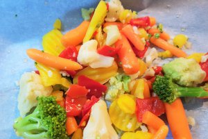 Somon cu legume en papillote
