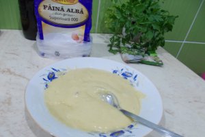 Supa de rosii, cu morcovi si galuste de faina