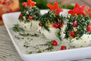 Aperitiv oua umplute pentru revelion