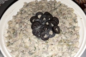 Salata de ciupercute cu maioneza si usturoi