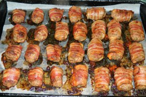 Chiftele in bacon