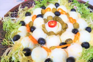 Aperitiv oua umplute cu leber de casa