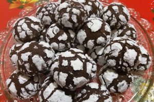 Desert fursecuri cu ciocolata (Chocolate crinkles)