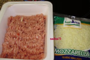 Musaca cu carne si mozarella