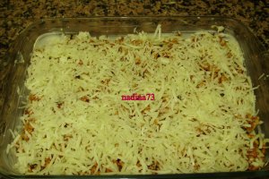 Musaca cu carne si mozarella