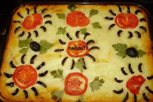Musaca cu carne si mozarella