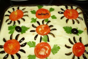 Musaca cu carne si mozarella