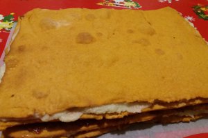 Desert prajitura cu foi cu bulion (de post)