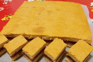 Desert prajitura cu foi cu bulion (de post)