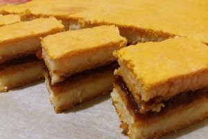 Desert prajitura cu foi cu bulion (de post)
