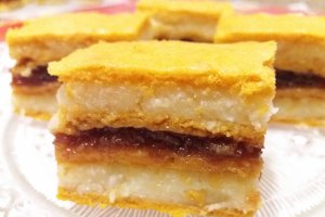 Desert prajitura cu foi cu bulion (de post)
