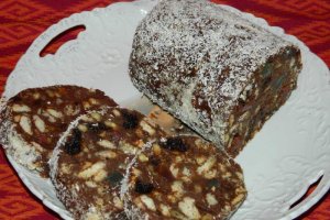 Desert salam de biscuiti de post
