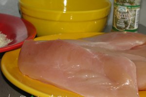 Piept de pui cu parmesan