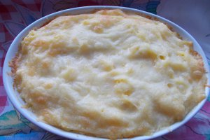 Taitei cu cascaval si telemea, la cuptor