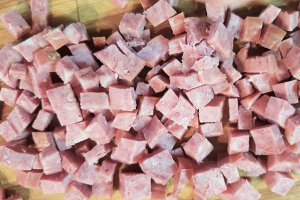 Salata de ciuperci, cu cartofi si smantana