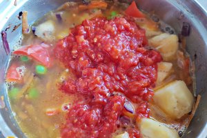 Vinete umplute cu legume