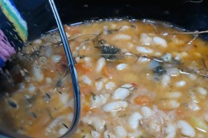 Iahnie de fasole in slowcooker Crock-Pot