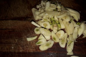 Penne cu pui si legume