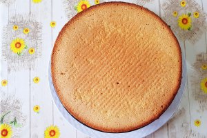 Desert tort cu iaurt si fructe tropicale