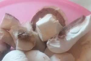 Ciuperci cu sos de usturoi