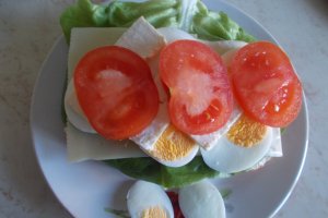 Sandvis ovo-lacto-vegetarian