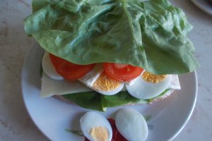 Sandvis ovo-lacto-vegetarian