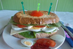 Sandvis ovo-lacto-vegetarian