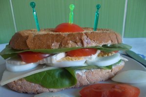 Sandvis ovo-lacto-vegetarian