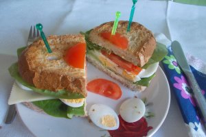 Sandvis ovo-lacto-vegetarian