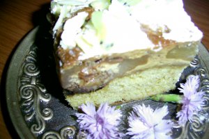 Tort cu mere si crema de zahar ars