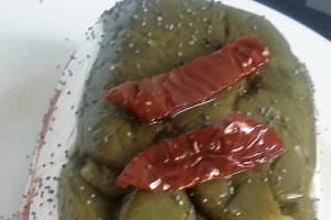 Aperitiv terina cu ardei si branza de vaci