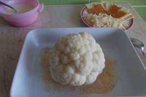 Conopida impanata cu cascaval, la cuptor