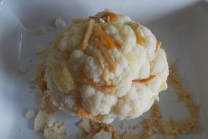 Conopida impanata cu cascaval, la cuptor