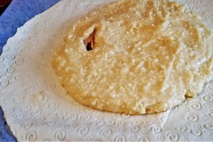 Desert placinta cu migdale si lemon curd / Galette des rois