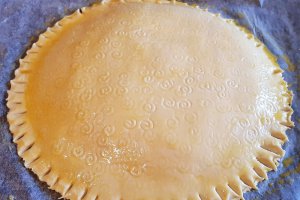 Desert placinta cu migdale si lemon curd / Galette des rois