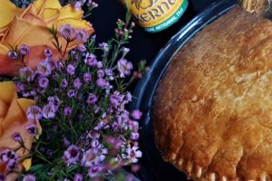 Desert placinta cu migdale si lemon curd / Galette des rois