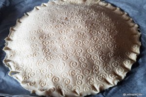 Desert placinta cu migdale si lemon curd / Galette des rois