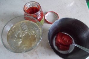 Ficat de porc in sos de vin, cu legume natur