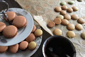 Desert macarons