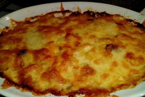 Fritata cu pipote si inimi de pui