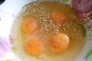 Aperitiv omleta turceasca (Menemen)