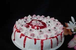 Desert tort cu crema de sampanie si crema de lamaie