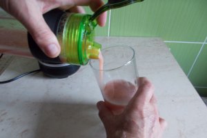 Smoothie de banana si grapefruit