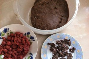 Desert Bilute cu ciocolata si visine
