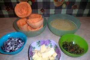 Buturugi de cartofi dulci umplute