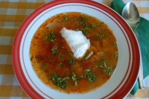 Ciorba de legume, acrita cu moare de varza